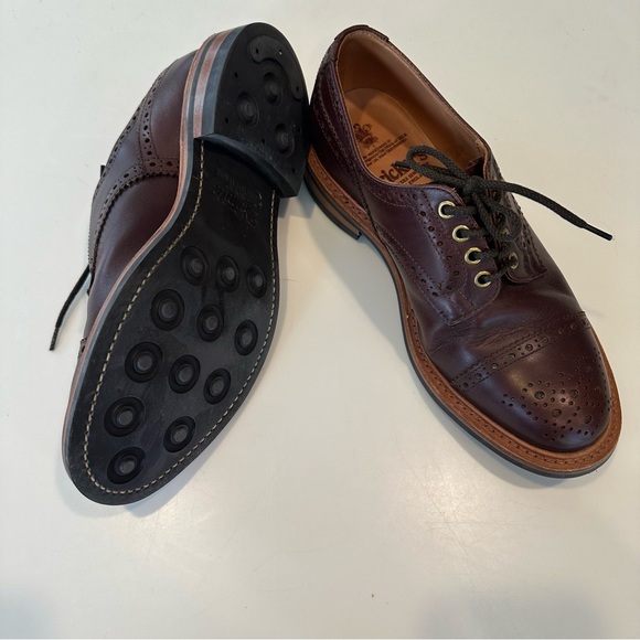 Tricker's Dark Brown Brogue Oxfords - Picture 2 of 6